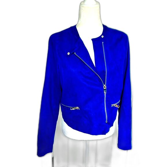 Who What Wear Jacket Blazer Electric Blue Women's Size S - Picture 2 of 8